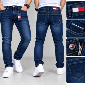 Men's Dark Blue Denim Jeans